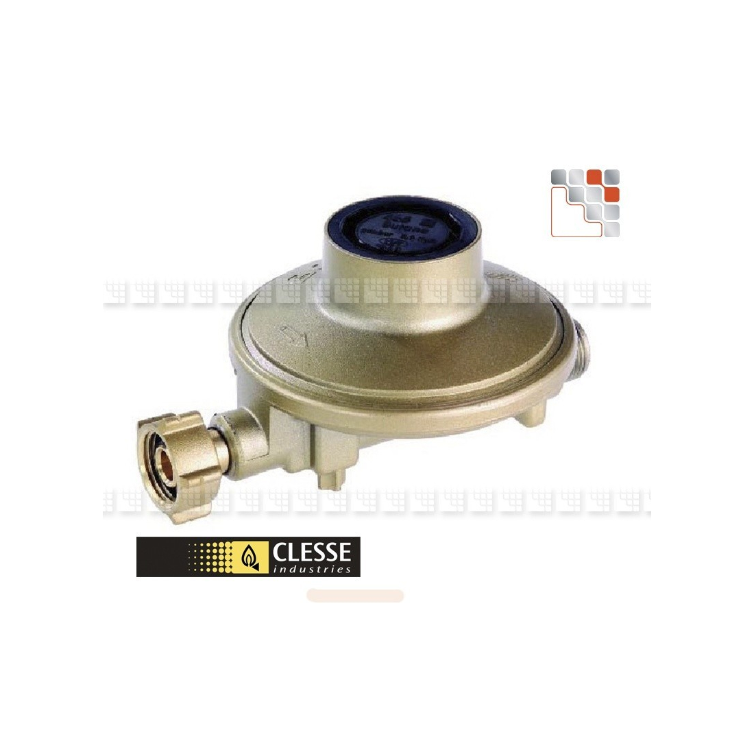 Butane high flow regulator 2.6 kg/h C06-NI1004 Clesse industries¨ Gas accessories
