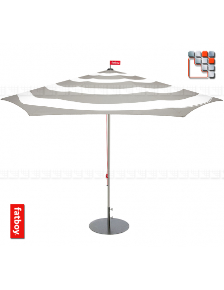 Parasol Stripesol 350 cm Fatboy® F49-103415 FATBOY THE ORIGINAL® Mobilier pour Salon d'Exterieur