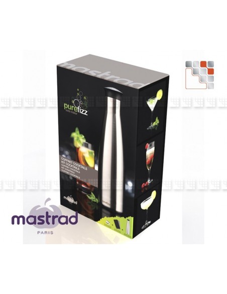 Kit Cocktail Pure Fizz MASTRAD M12-F01960 Mastrad® Ustensiles de Cuisine