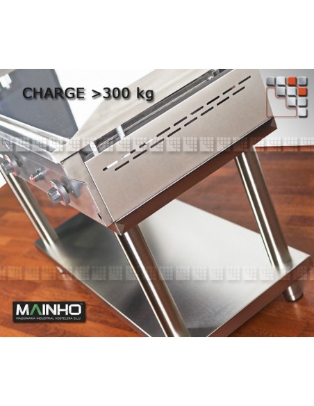 Lowered Stainless Steel Chassis MAINHO M36-ST MAINHO SAV - Accessoires Serving & Trolleys Wood Stainless Steel