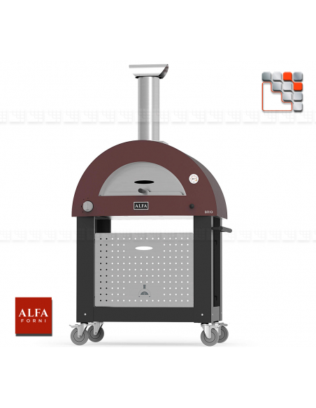 Oven BRIO Gas Alfa Forni A32-FXBRIO ALFA FORNI® Mobile ovens ALFA FORNI
