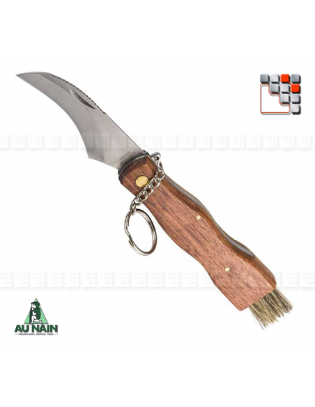 Couteau à Champignons Palissandre AUNAIN A38-198.21.02 AU NAIN® Coutellerie Couteaux & Découpe