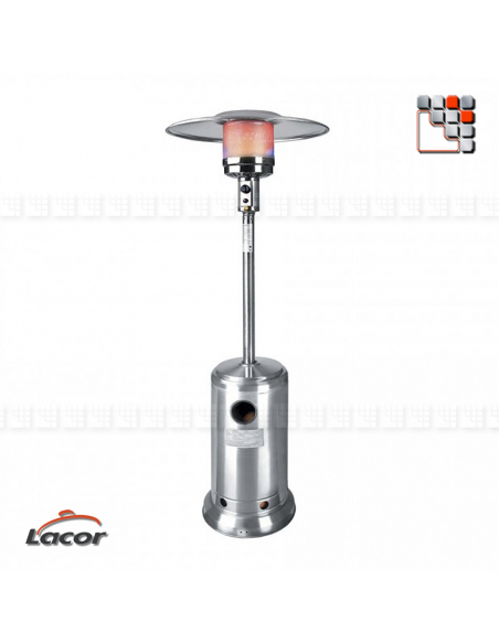 LACOR Gas Stainless Steel Terrace Heating L10-69400 LACOR® Outdoor Patio Heater