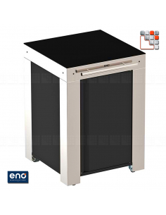 Serving Modulo FELIX Stainless Steel Black ENO E07-PMIP06085 ENO®  Plancha and cart Eno