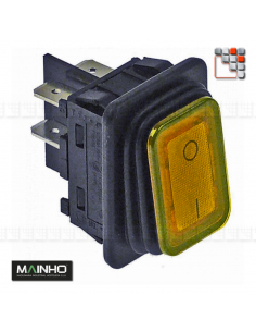 Toggle Switch 20A - 230V Amber MAINHO M36-04000000006 MAINHO SAV - Accessoires Electrical Spare Parts MAINHO
