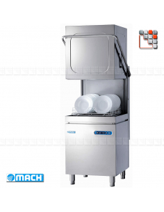 Lave vaisselle à Capot 50x50 MACH M04-MSDT MAINHO® Snack-Bar Froid CHR Lavage