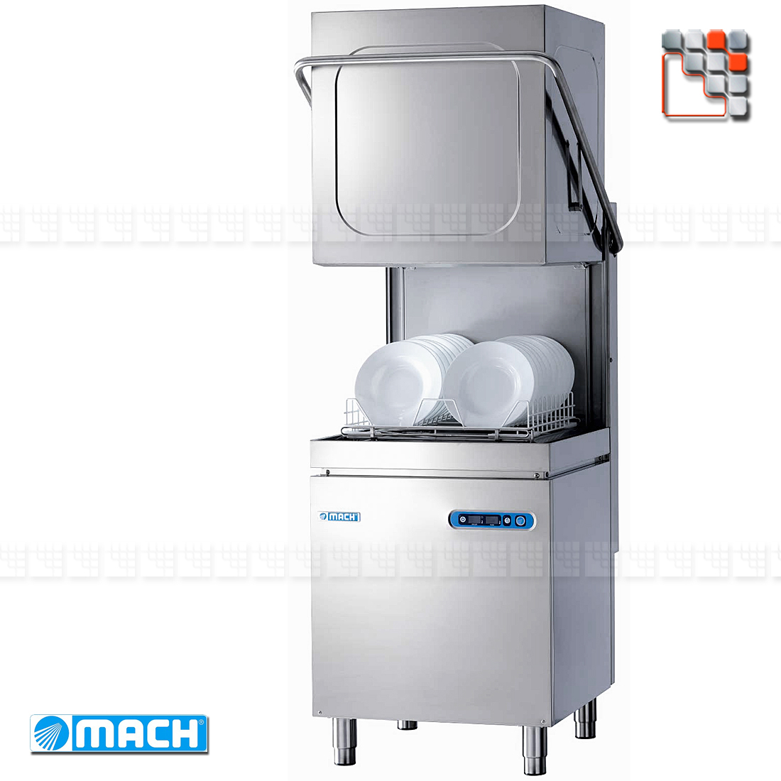 Lave vaisselle à Capot 50x50 MACH M04-MSDT MAINHO® Snack-Bar Froid CHR Lavage