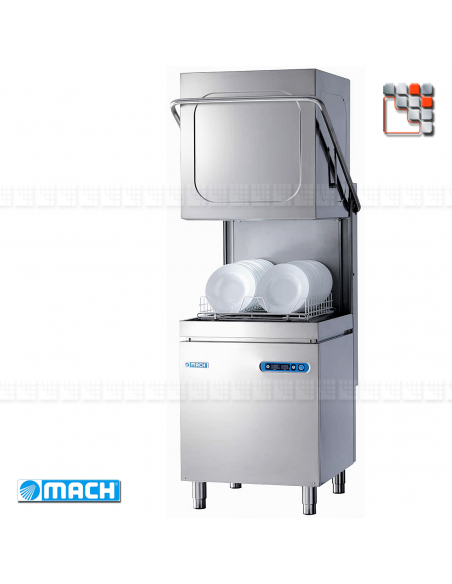 Hood Dishwasher 50x50 MACH M04-MSDT MAINHO® Snack-Bar Cold CHR Washing