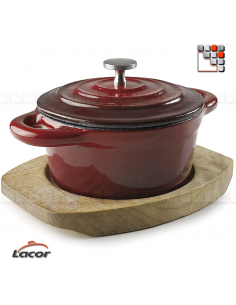copy of Cast iron casserole dish Ø10 cm LACOR L10-25856 LACOR® Sartens, Cazuelas y Tapas Garcima