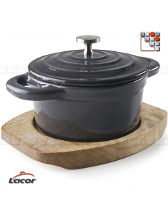 copy of Cast iron casserole dish Ø10 cm LACOR L10-25846 LACOR® Sartens, Cazuelas y Tapas Garcima