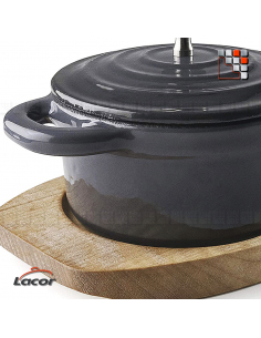 LAVA Premium Round Cast Iron Dutch Oven with Dome Lid 11 in / 28 cm 