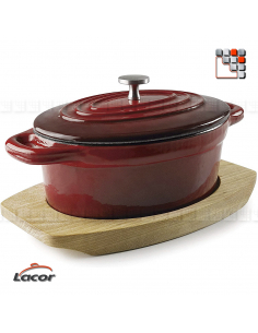 copy of Cast iron casserole dish Ø10 cm LACOR L10-25857 LACOR® Sartens, Cazuelas y Tapas Garcima