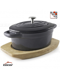 copy of Cast iron casserole dish Ø10 cm LACOR L10-25847 LACOR® Sartens, Cazuelas y Tapas Garcima