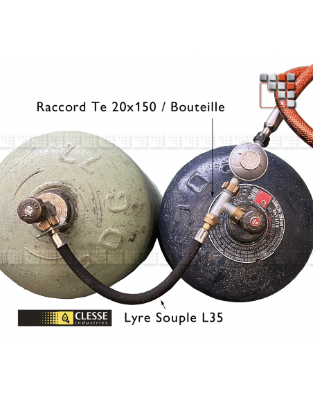 L35 Flexible Lyre for Butane Propane Gas C06-P0 Gas Accessories