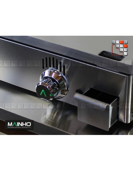 Plancha Semi-grooved NS R-100N Novo-Snack MAINHO M04- NS 100N MAINHO® Plancha Premium NOVOCROM NOVOSNACK