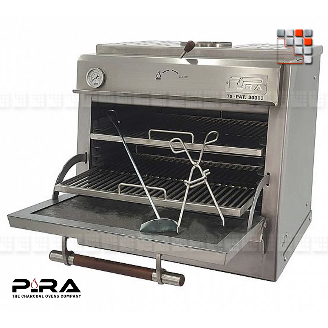 Tisonnier 50 - Pira Charcoal Ovens and Barbecues