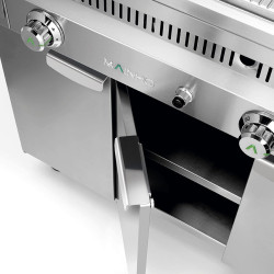 MFTP-90 MAINHO STAINLESS STEEL FURNITURE - Fry-Top Fulclcrom 50 Euocrom... 