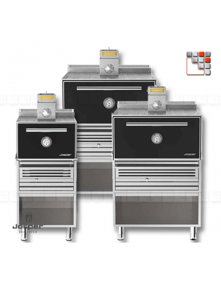 Charcoal Oven HJX-PRO T JOSPER J48-HJXPRO-T JOSPER Grill Charcoal Ovens & Rotisseries JOSPER