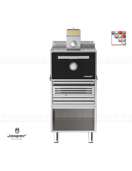 Charcoal Oven HJX-PRO S80T JOSPER J48-HJXPROS80T JOSPER Grill Charcoal Ovens & Rotisseries JOSPER