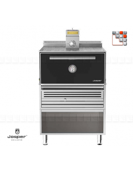 Charcoal Oven HJX-PRO M120T JOSPER J48-HJXPROM120T JOSPER Grill Charcoal Ovens & Rotisseries JOSPER