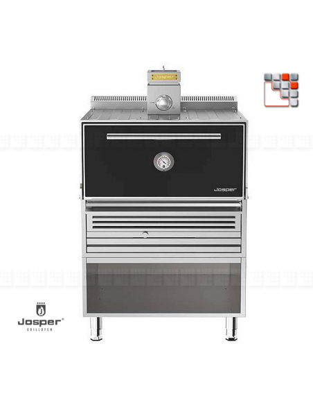Charcoal Oven HJX-PROL175T JOSPER J48-HJXPROL175T JOSPER Grill Charcoal Ovens & Rotisseries JOSPER