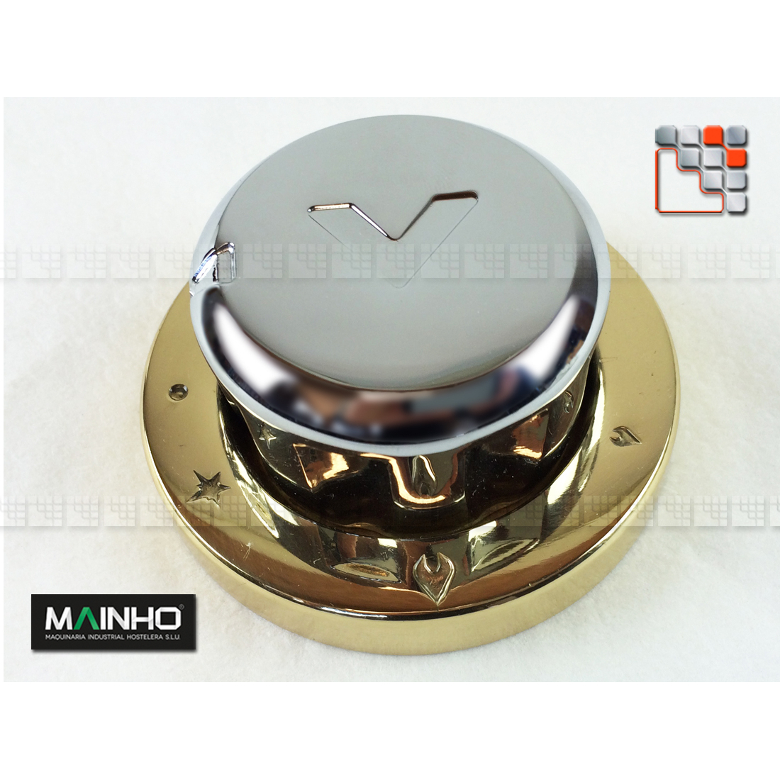 Chrome Brass Control Knob MAINHO M36-0122 MAINHO SAV - Accessoires Spare parts MAINHO