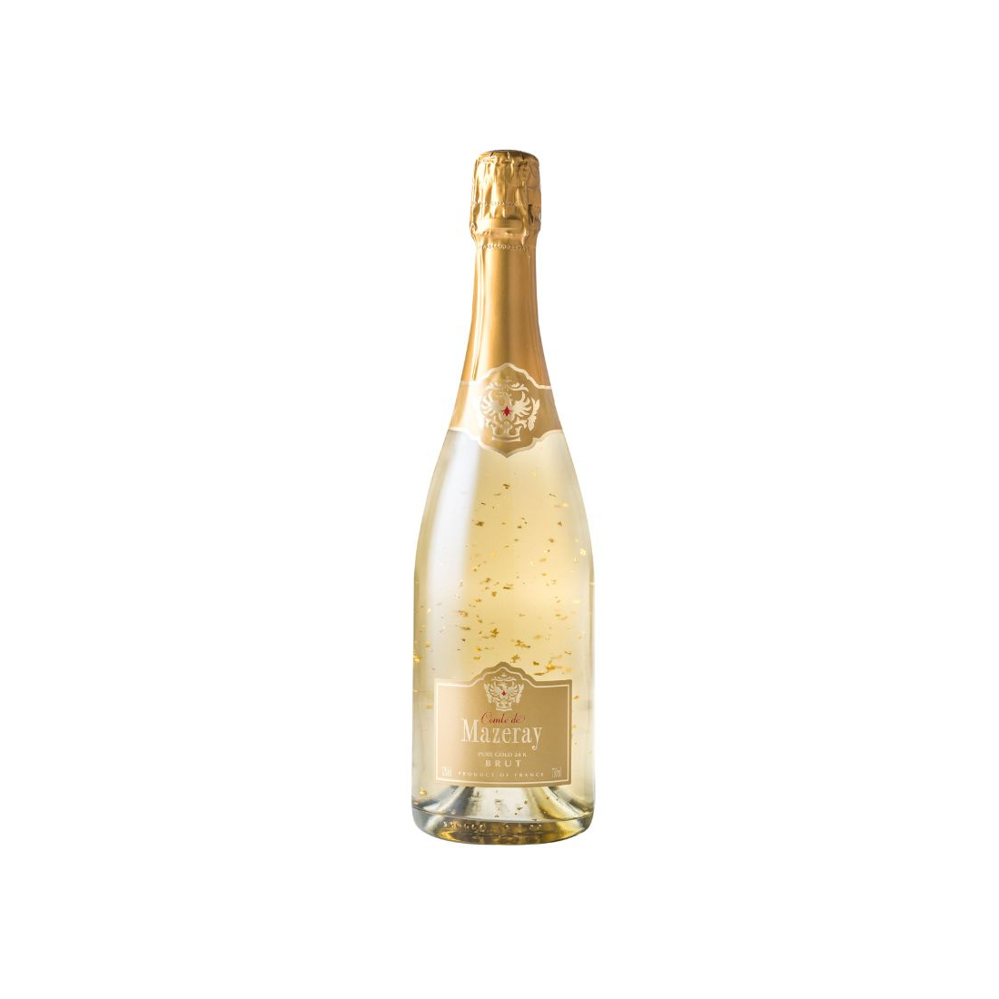 Bottle 24K 75cl Comte de Mazeray Brut made from Champagne