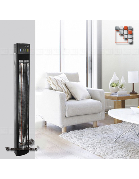 Vermount vertical indoor outdoor infrared heater