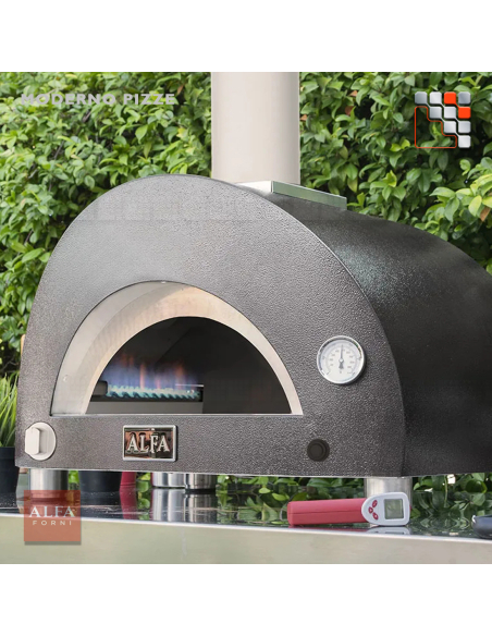 Alfa Forni MODERNO gas pizza oven in FXMD-GGRA situation ALFA FORNI® ALFA FORNI mobile ovens