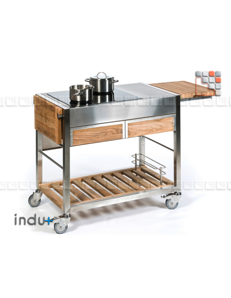 TomBoy Duo Unico Teak 130030006 INDU+ equipped INDU+ summer kitchen