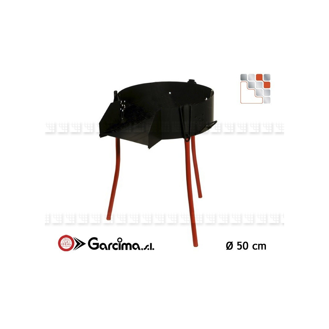 Trepies multifuncionales 50 Garcima G05-41049 Gaz Burners Paella Garcima