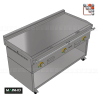 Frytop FCET- 150/7 on MFC- RFC MAINHO Rolling Cabinet - 3D View