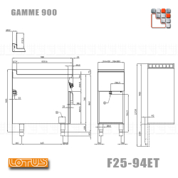 Freidora FQ-6G 10+10L FR-65 LOTUS - Freidora Wok Horno Vapor - LOTU...