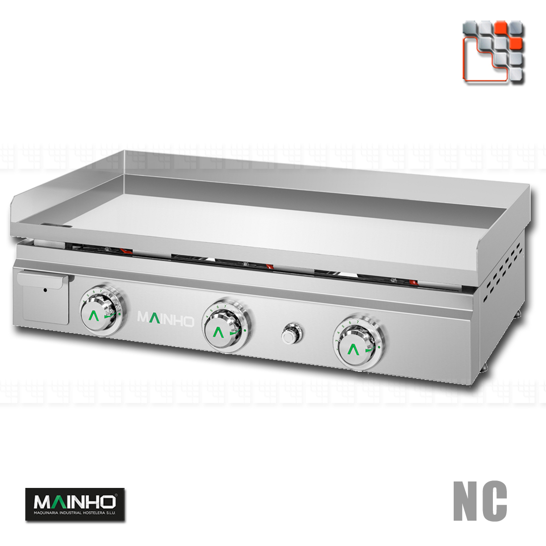 Plancha MAX NC-80N Novo-Crom à Gaz MAINHO