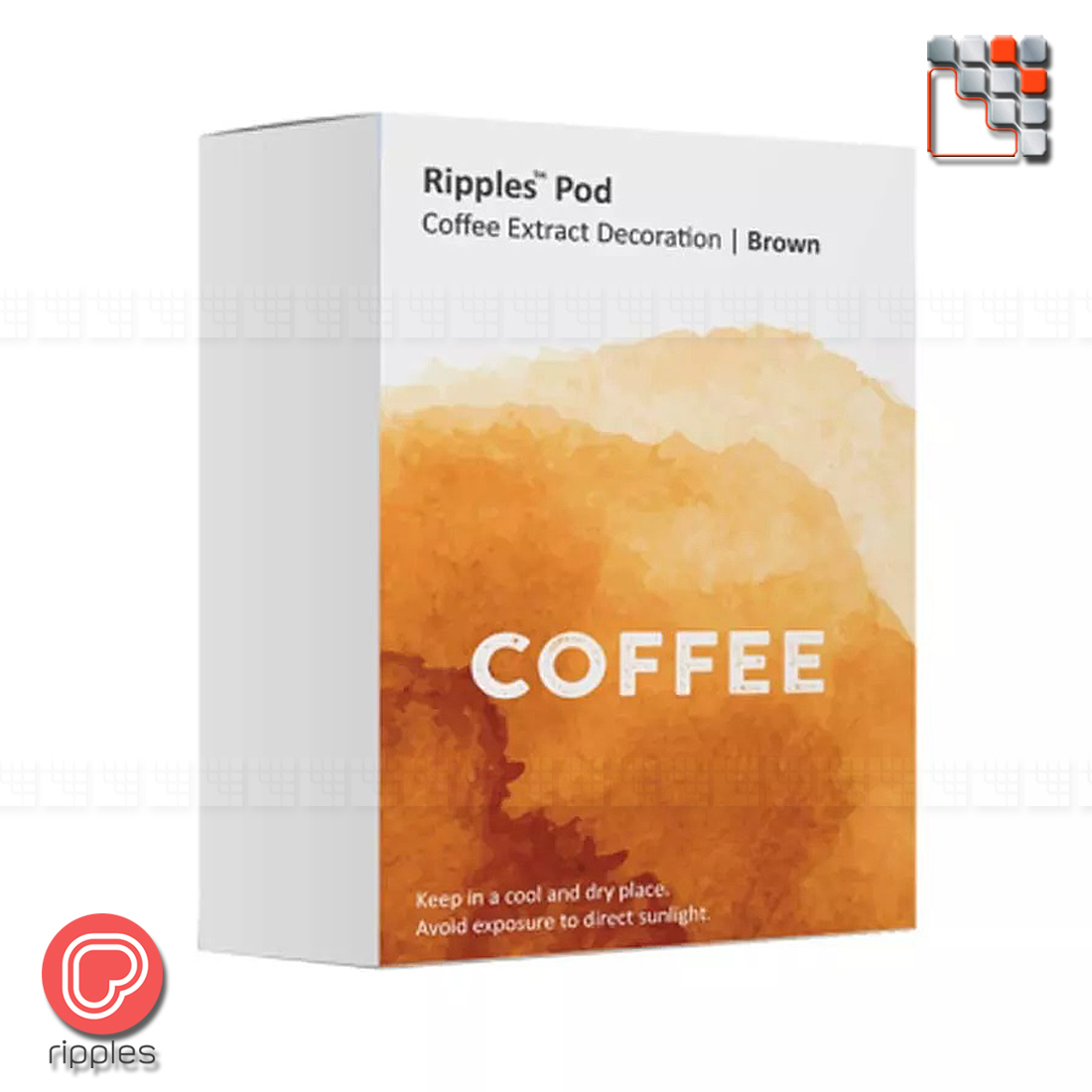 Kit de capsules comprenant 4 capsules Ripple Drink Maker II