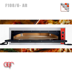 Horno de pizza eléctrica 6/108 - 6 pizzas Ø 36 cm