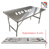 Rectangular folding aluminum table HD L10-TTA15085
