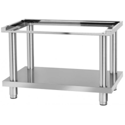 MAINHO Low Profile Stainless Steel Chassis - Wooden Stainless Steel Serving Trolleys - MA...