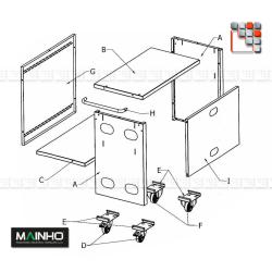 Trolley Rollent Plancha CNE-100 Mainho - Plancha Premium Novocrom N ...