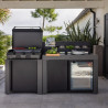 FELIX ENO Kitchen Corner Unit - ENO Griddles and Stainless Steel Wood Trolleys...