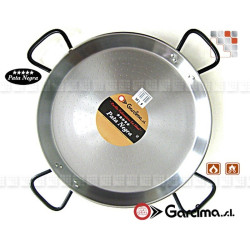 Paella dish D90 Polished PataNegra Garcima G05-85090 GARCIMA® LaIdeal Paella dish Polished PataNegra Garcima